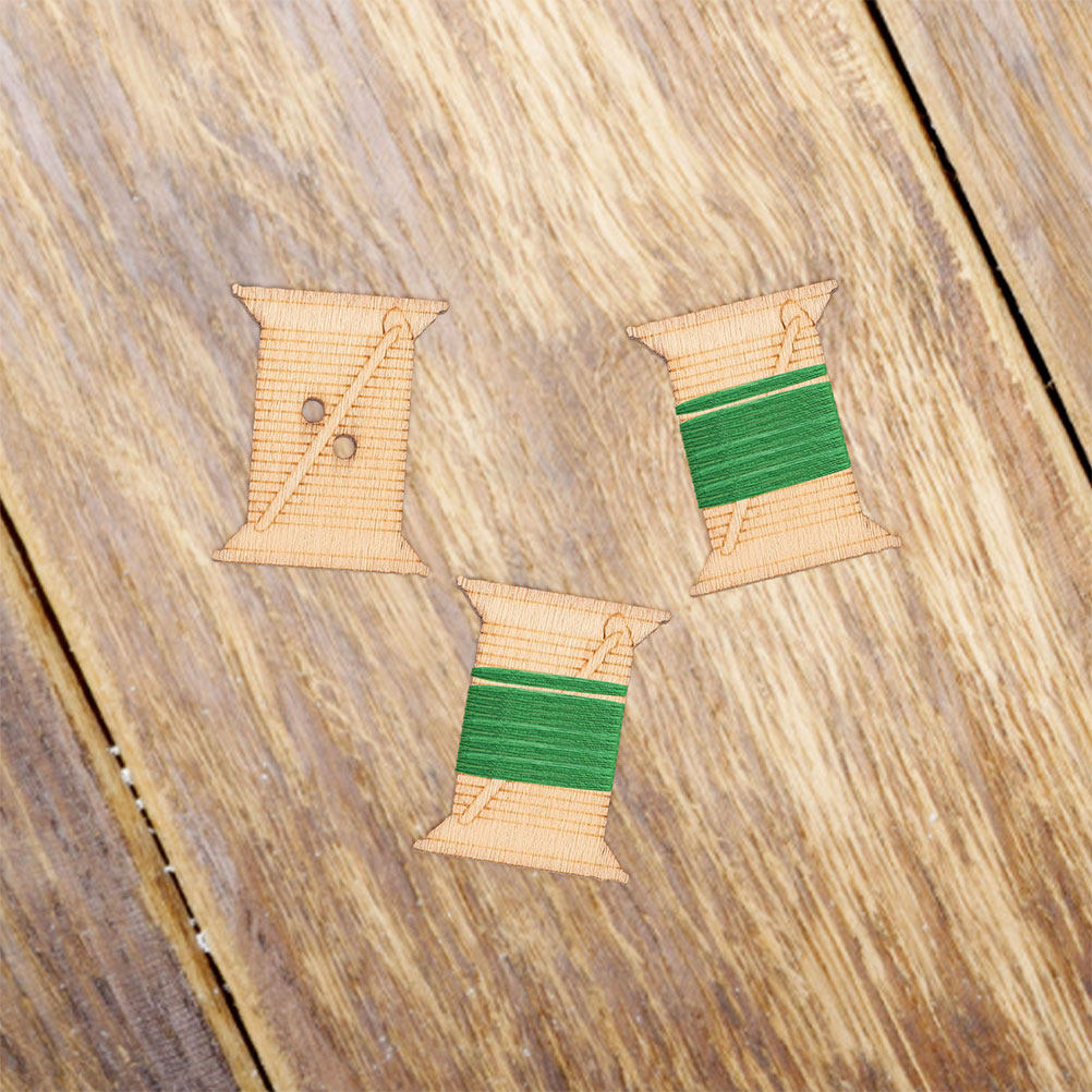 100Pcs Wooden Sewing Machine T - Sewing Machine Yarn 评论和价格